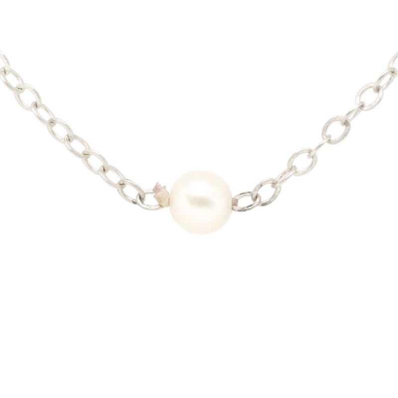 Silver Single Add A Pearl Necklace