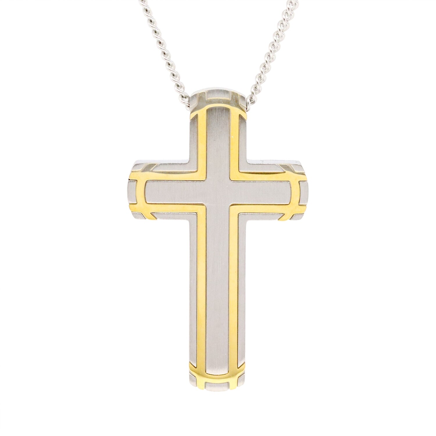 Stainless Steel Cross Pendant Necklace Exquisite Trendy Street Trend  Characteristic Cross Necklace for Men and Women - China Cuban Chain and  Jewelry price | Made-in-China.com