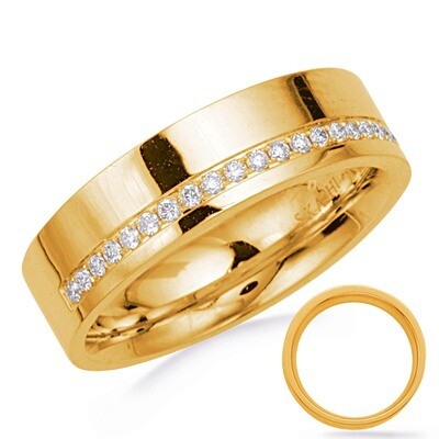 14KT Yellow Gold Fashion Diamond Band