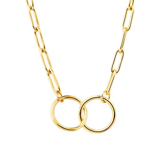 Gold Plated "Lock in Love" Necklace