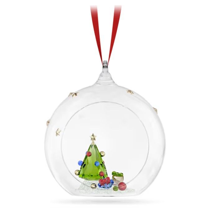 Swarovski Tree and Gifts Ball Ornament 2024