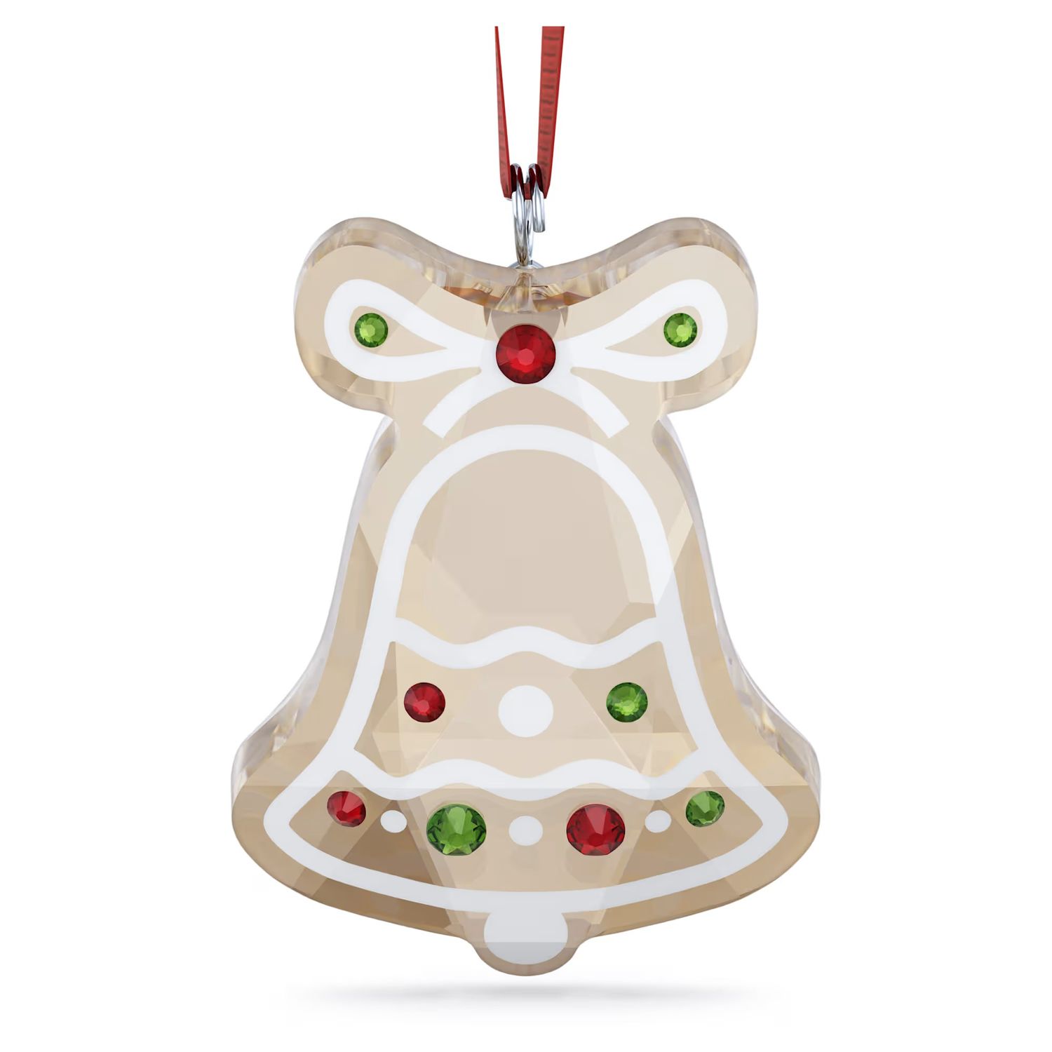 Swarovski Gingerbread Bell Ornament 2024