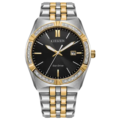Citizen TwoTone Black Dial Corso Watch