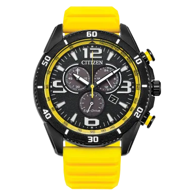 Citizen Brycen Yellow Strap Watch