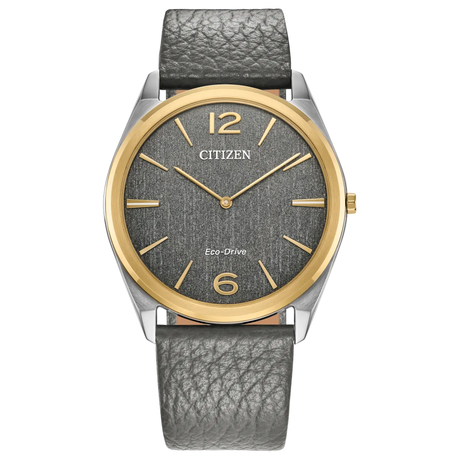 Citizen Gray Leather Strap and Dial Suratto Watch