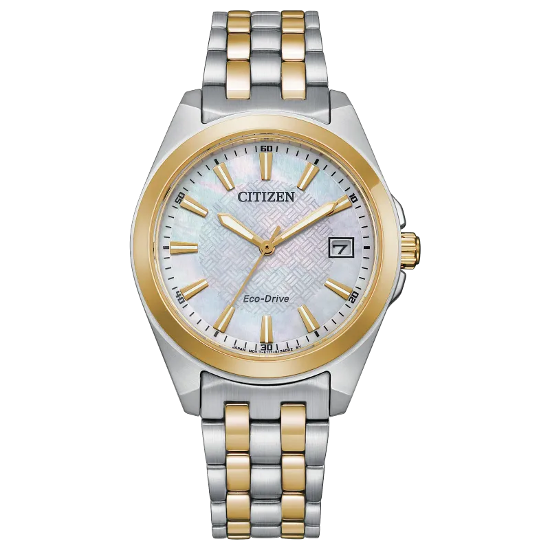Citizen TwoTone Mother-of-Pearl Dial Peyten Watch