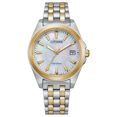 Citizen TwoTone Mother-of-Pearl Dial Peyten Watch