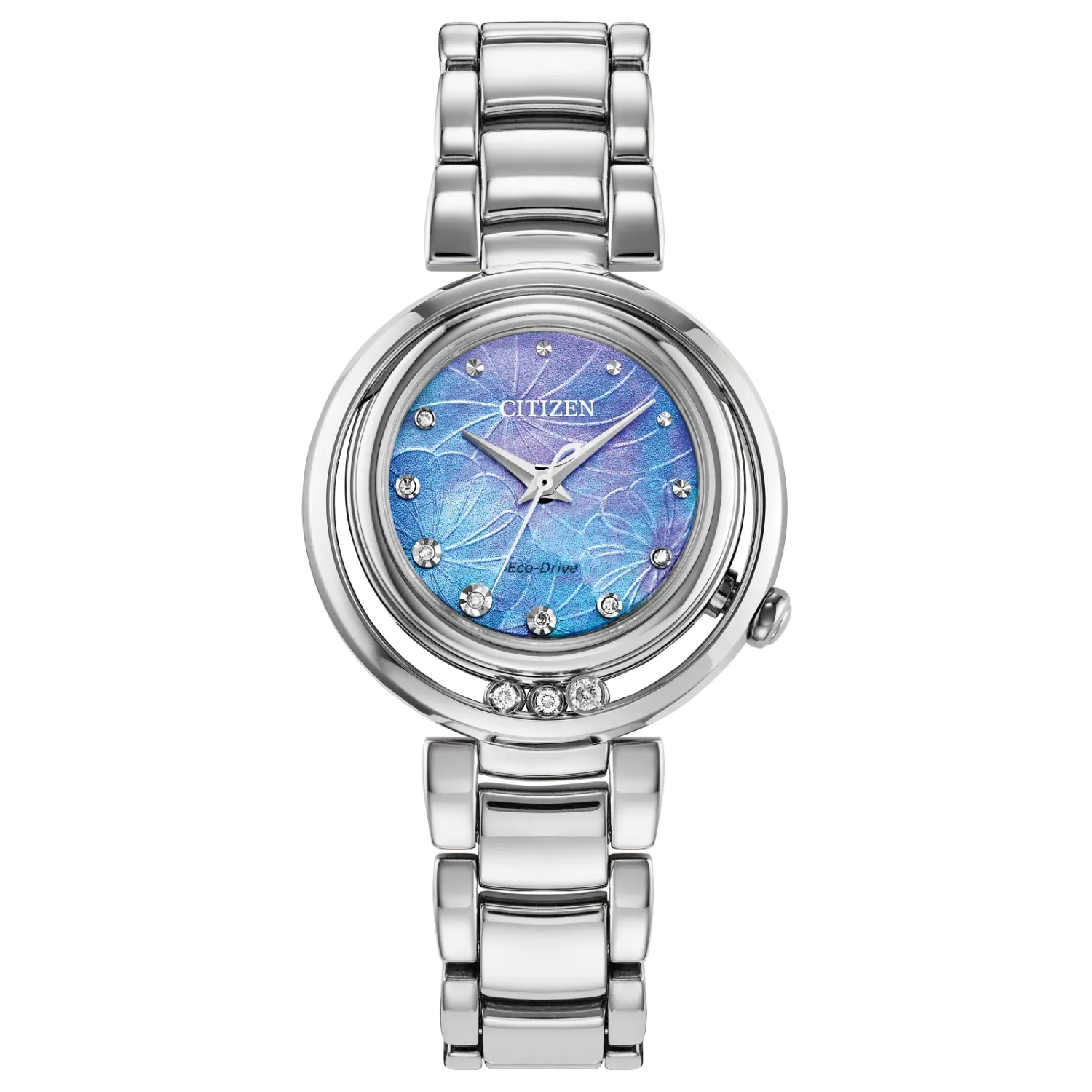 Citizen Blue Dial Diamond Accent L Arcly Watch