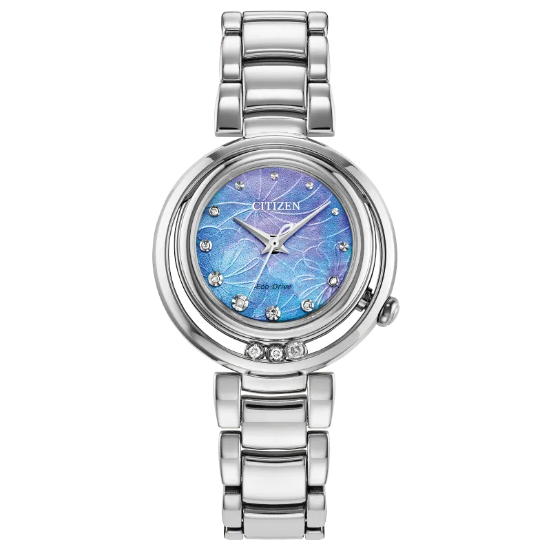 Citizen Blue Dial Diamond Accent L Arcly Watch