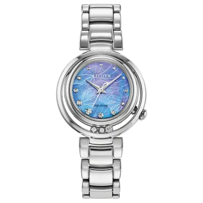 Citizen Blue Dial Diamond Accent L Arcly Watch