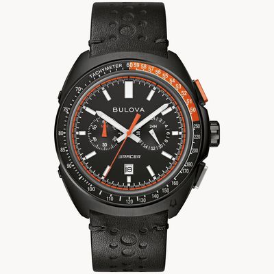 Bulova Black Dial Racer Chronograph Watch
