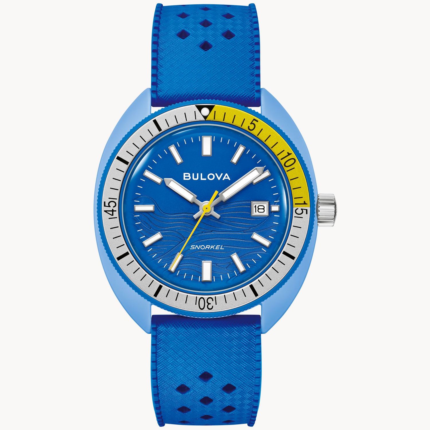 Bulova Blue Tang Fish Snorkel Watch