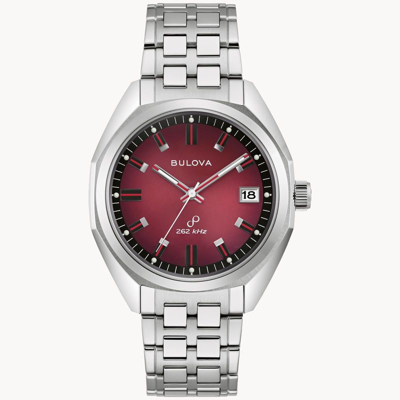 Bulova Red Dial Jet Star Watch