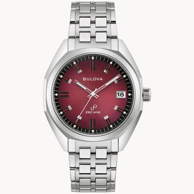 Bulova Red Dial Jet Star Watch