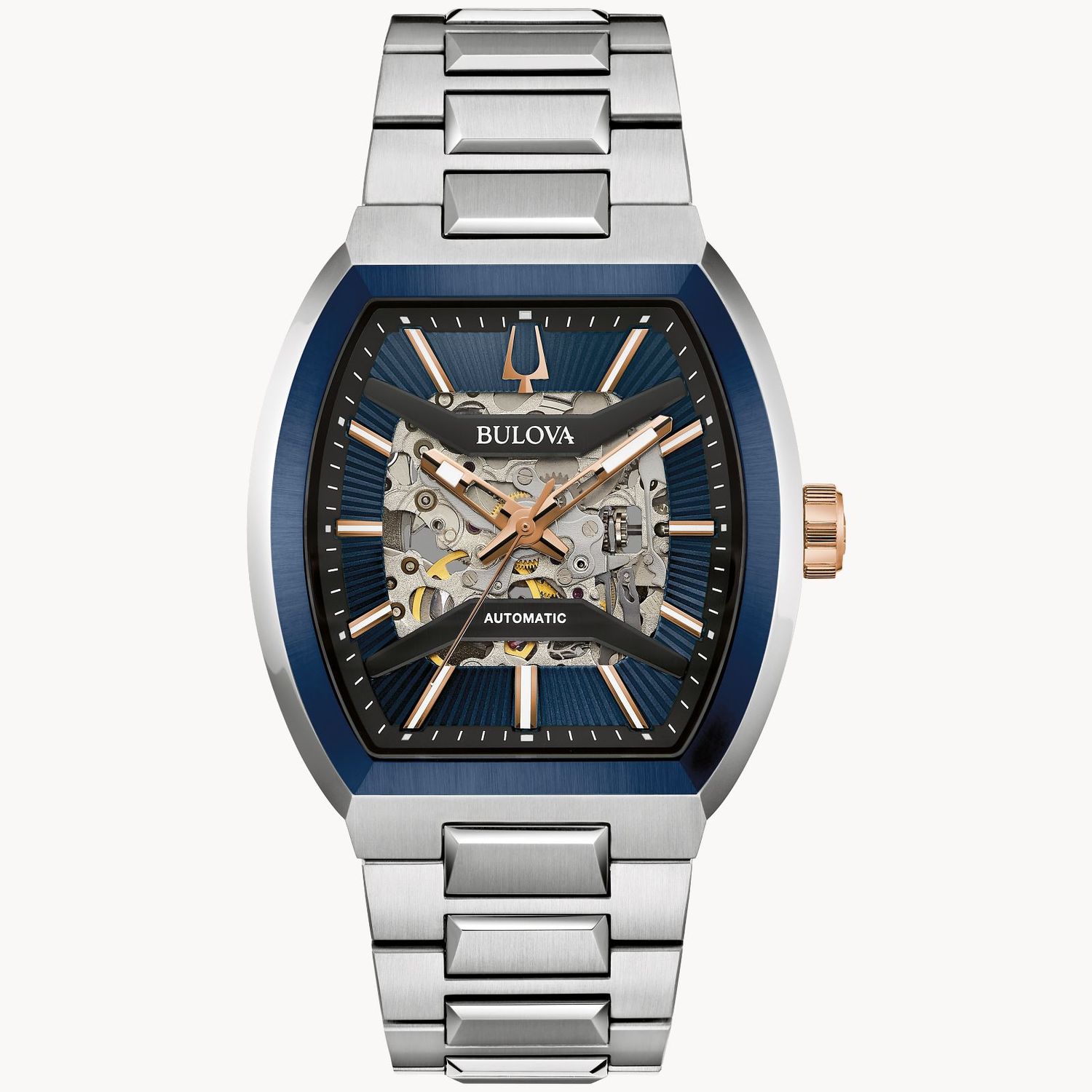 Bulova Blue Dial Maquina Automatic Watch