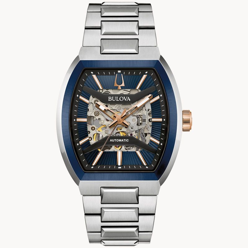 Bulova Blue Dial Maquina Automatic Watch