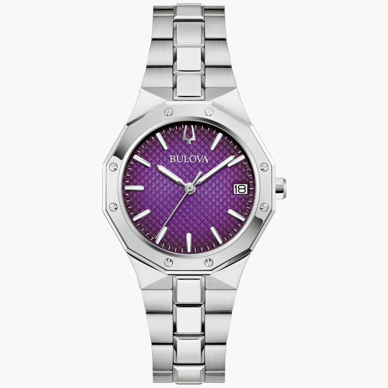 Bulova Purple Dial Prestige Watch