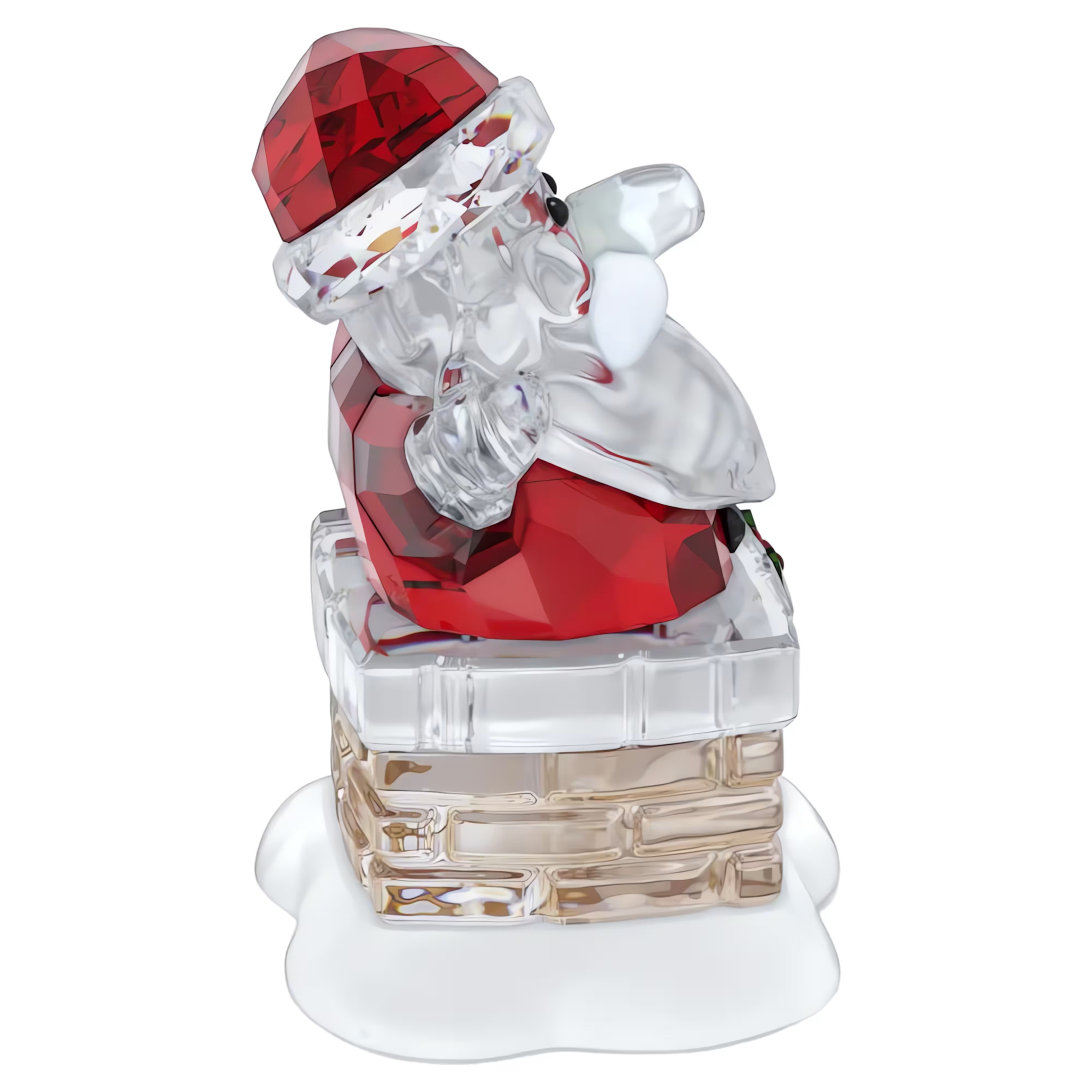 Swarovski Holiday Cheers Santa Claus and Chimney 2025