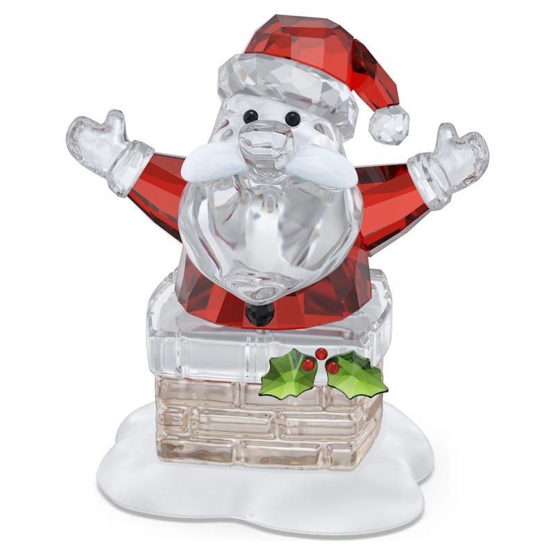Swarovski Holiday Cheers Santa Claus and Chimney 2025