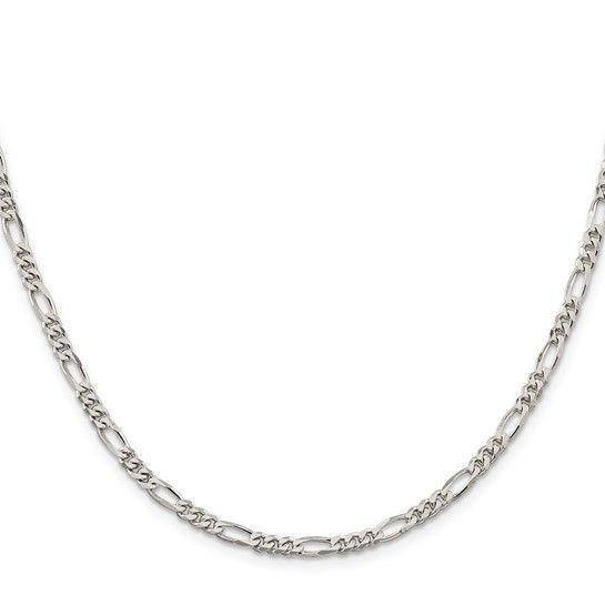 Silver 3.5MM Figaro Chain