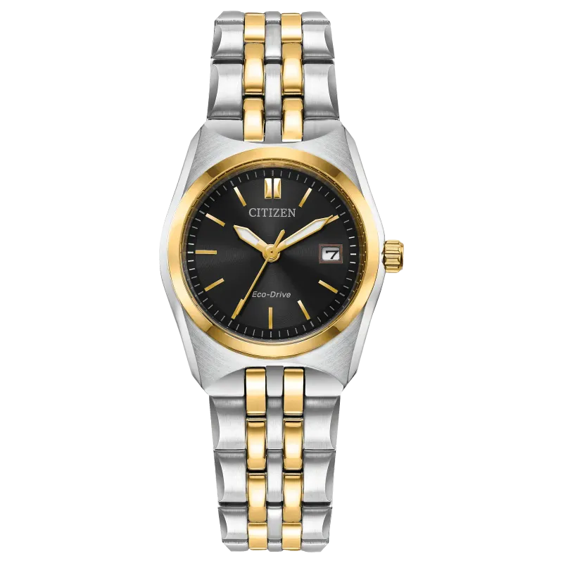 Citizen TwoTone Black Dial Corso Watch