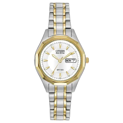 Citizen TwoTone White Dial Corso Watch Citizen TwoTone White Dial Corso Watch