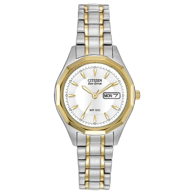 Citizen TwoTone White Dial Corso Watch
