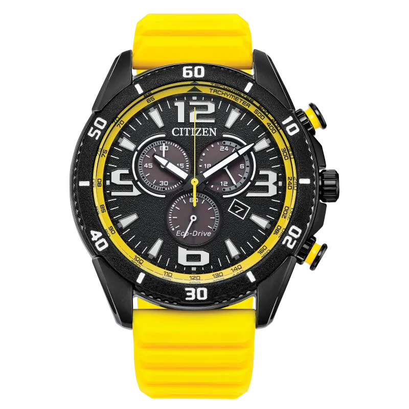 Citizen Brycen Yellow Strap Watch