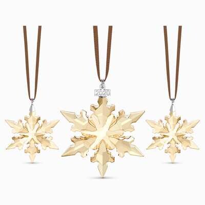 Swarovski Festive Ornament Set, A.E. 2020 Swarovski Festive Ornament Set, A.E. 2020