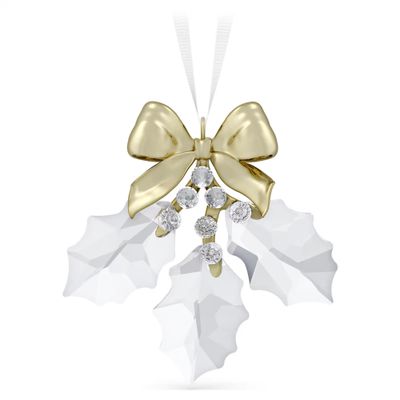 Swarovski Holiday Magic Holly Leaves Ornament 2024 Swarovski Holiday Magic Holly Leaves Ornament 2024