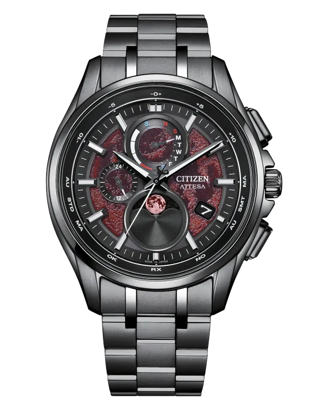 Citizen ATTESA Red Dial Super Titanium Watch