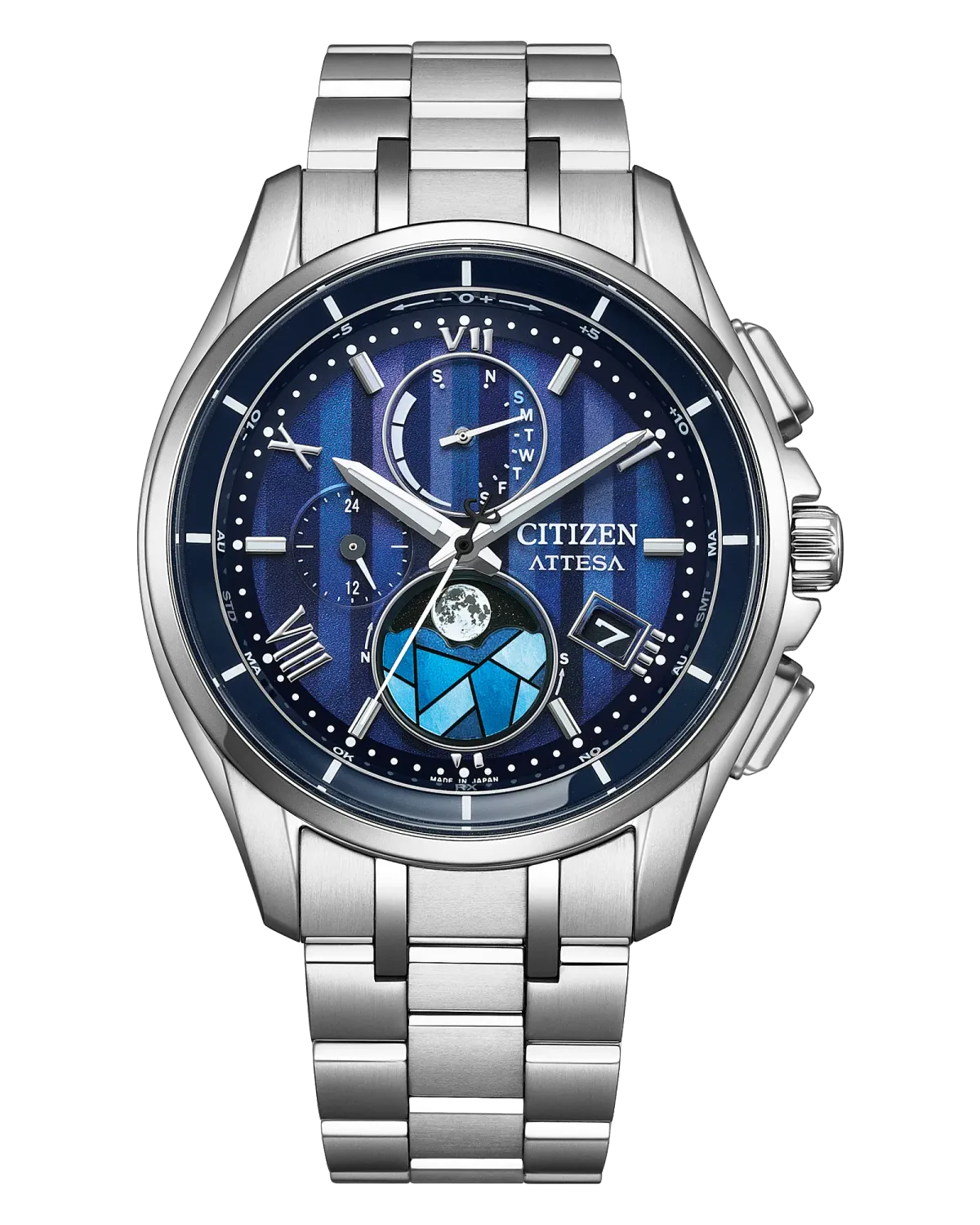 Citizen ATTESA Blue Stained Glass Design Super Titanium Watch Citizen ATTESA Blue Stained Glass Design Super Titanium Watch