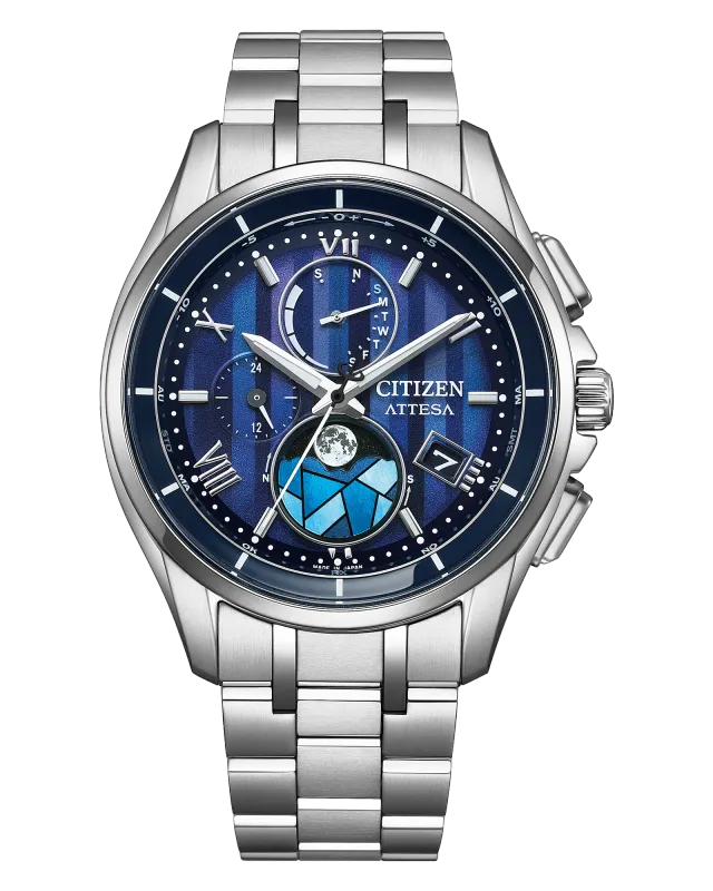 Citizen ATTESA Blue Stained Glass Design Super Titanium Watch