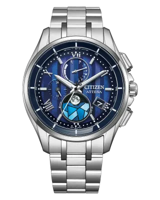 Citizen ATTESA Blue Stained Glass Design Super Titanium Watch Citizen ATTESA Blue Stained Glass Design Super Titanium Watch