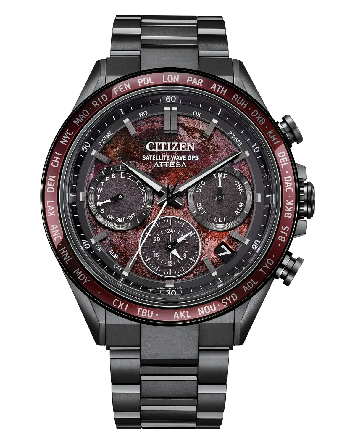 Citizen ATTESA Red Lunar Eclipse Dial Super Titanium Watch Citizen ATTESA Red Lunar Eclipse Dial Super Titanium Watch
