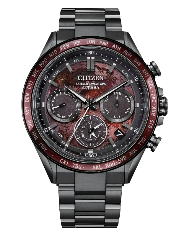 Citizen ATTESA Red Lunar Eclipse Dial Super Titanium Watch