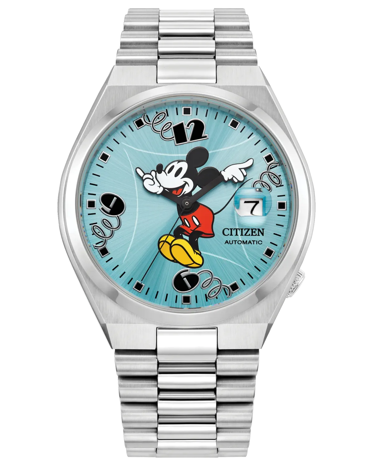 Citizen Disney Light Blue Mickey Mouse Tsuyosa Automatic Watch Citizen Disney Light Blue Mickey Mouse Tsuyosa Automatic Watch