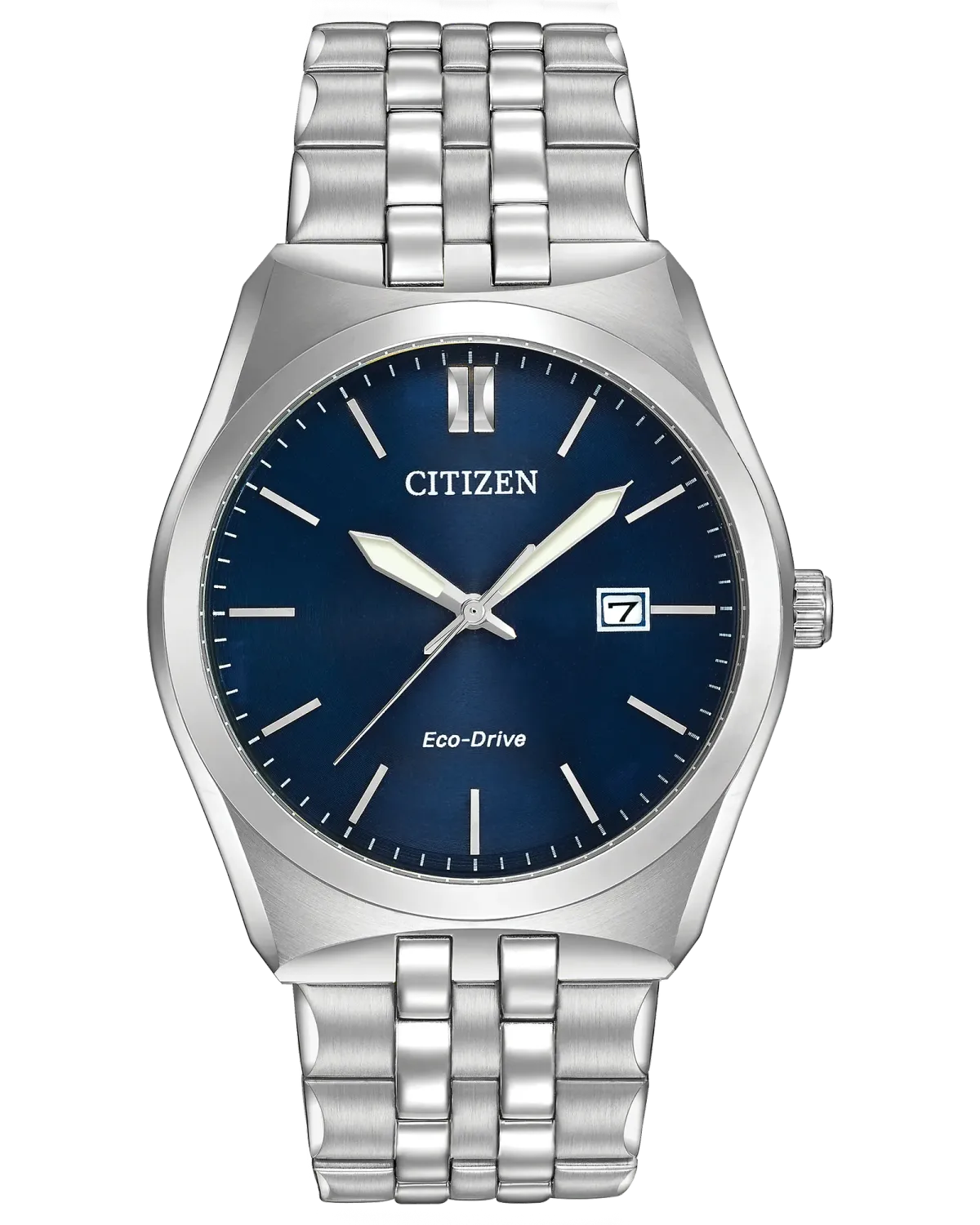 Citizen Silver Tone Blue Dial Corso Watch Citizen Silver Tone Blue Dial Corso Watch