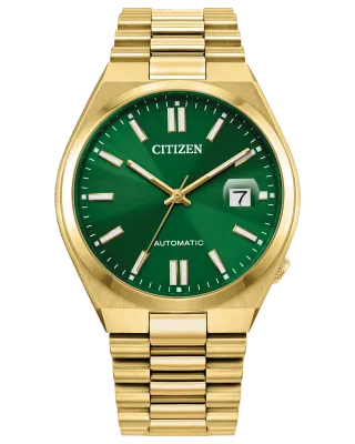 Citizen Gold-Tone Stainless Steel Green Dial Tsuyosa Automatic Watch Citizen Gold-Tone Stainless Steel Green Dial Tsuyosa Automatic Watch