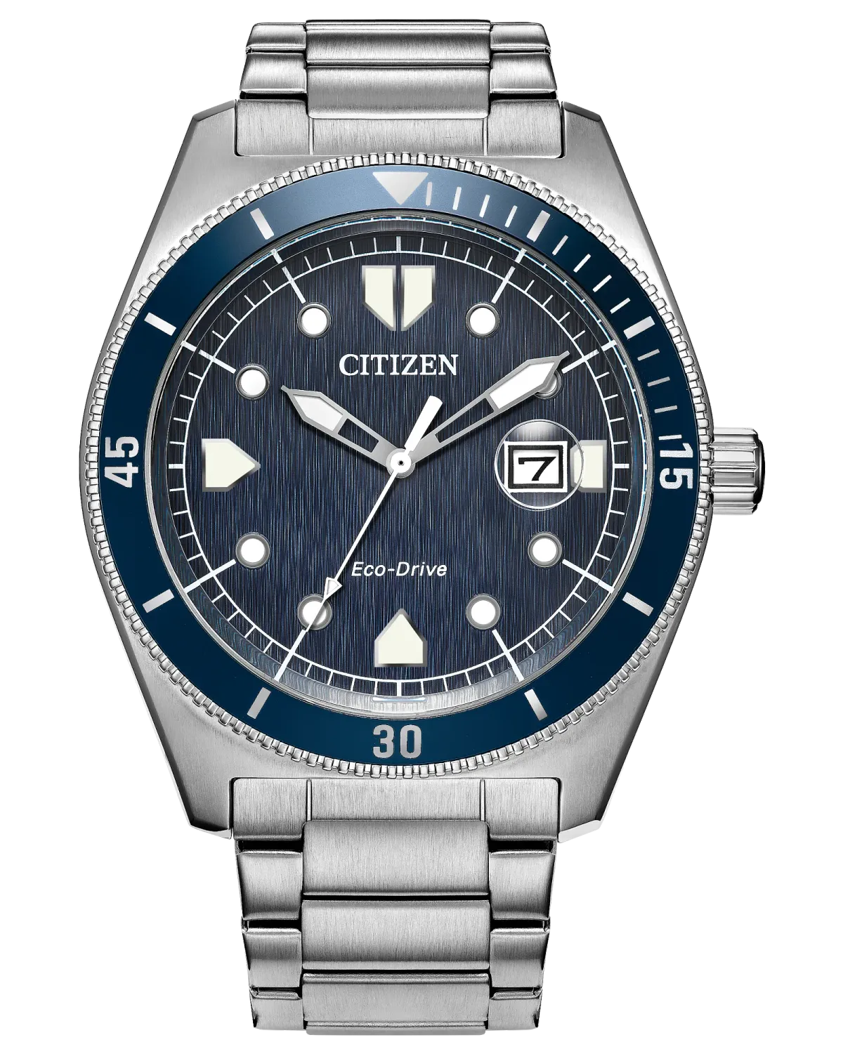 Citizen Stainless Steel Blue Dial Terra Force Watch Citizen Stainless Steel Blue Dial Terra Force Watch