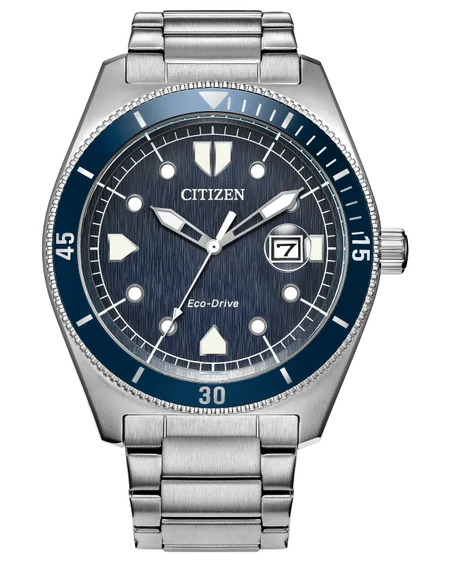 Citizen Stainless Steel Blue Dial Terra Force Watch