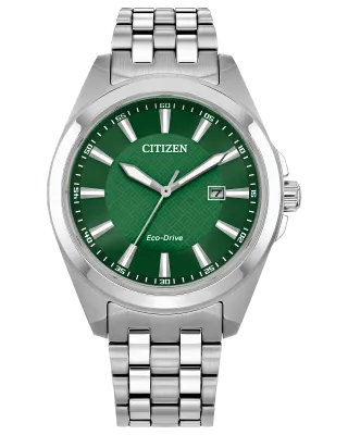 Citizen Stainless Steel Green Dial Peyten Watch Citizen Stainless Steel Green Dial Peyten Watch