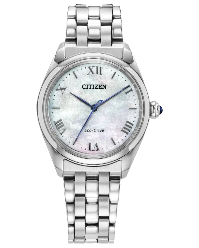 Citizen Mother-of-Pearl Silver Tone L Classic Watch
