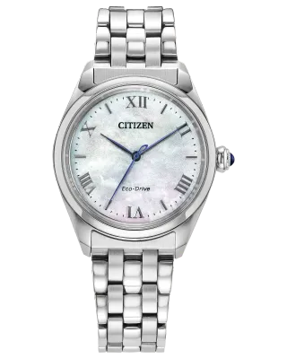 Citizen Mother-of-Pearl Silver Tone L Classic Watch Citizen Mother-of-Pearl Silver Tone L Classic Watch