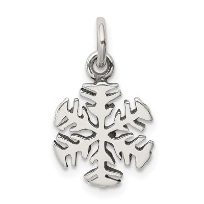 Silver Snowflake Charm