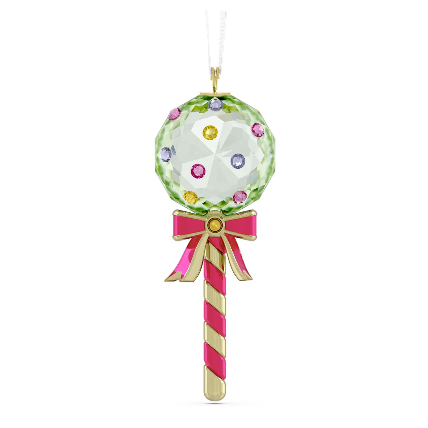 Swarovski Holiday Cheers Dulcis Green Lollipop Ornament