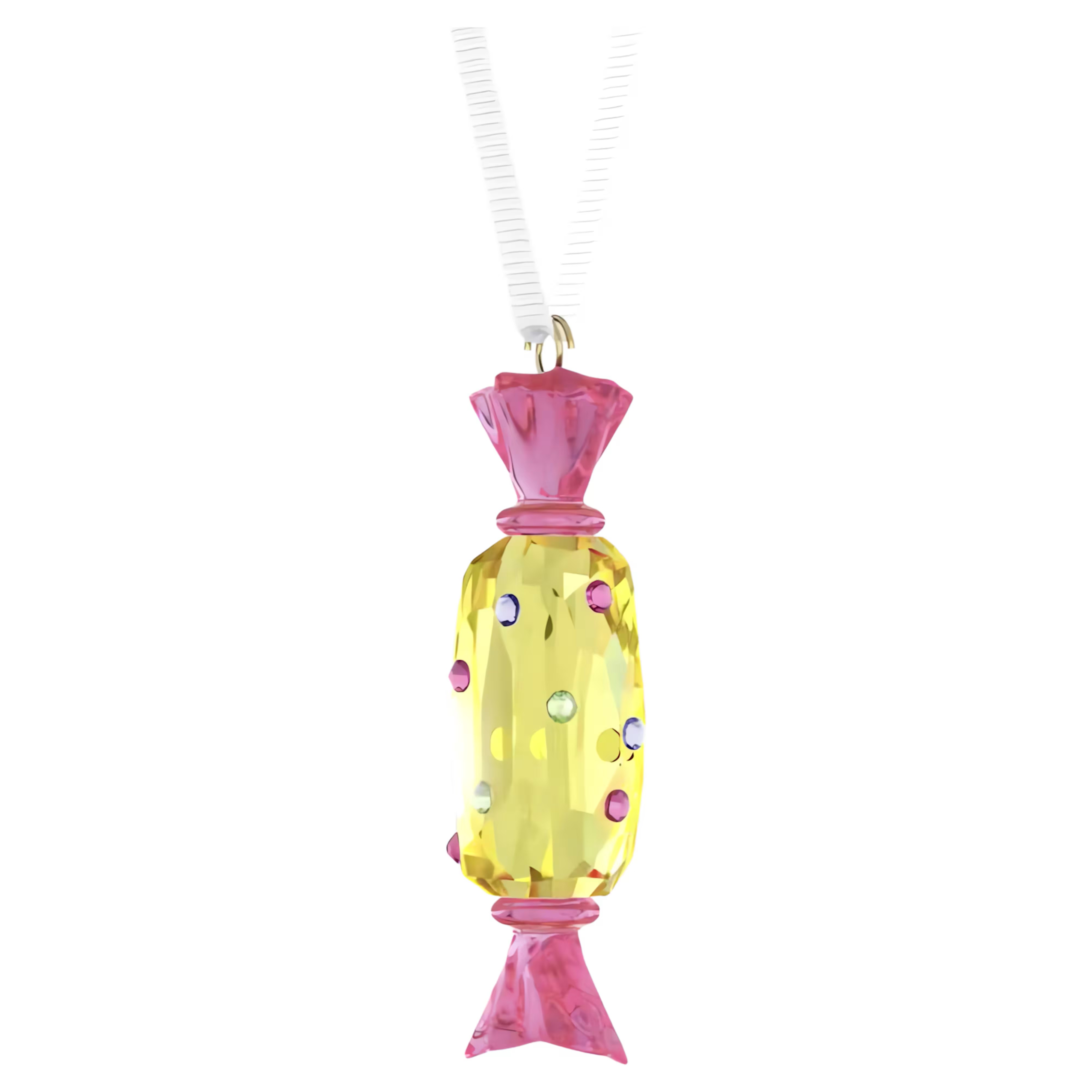 Swarovski Holiday Cheers Dulcis Yellow Candy Ornament