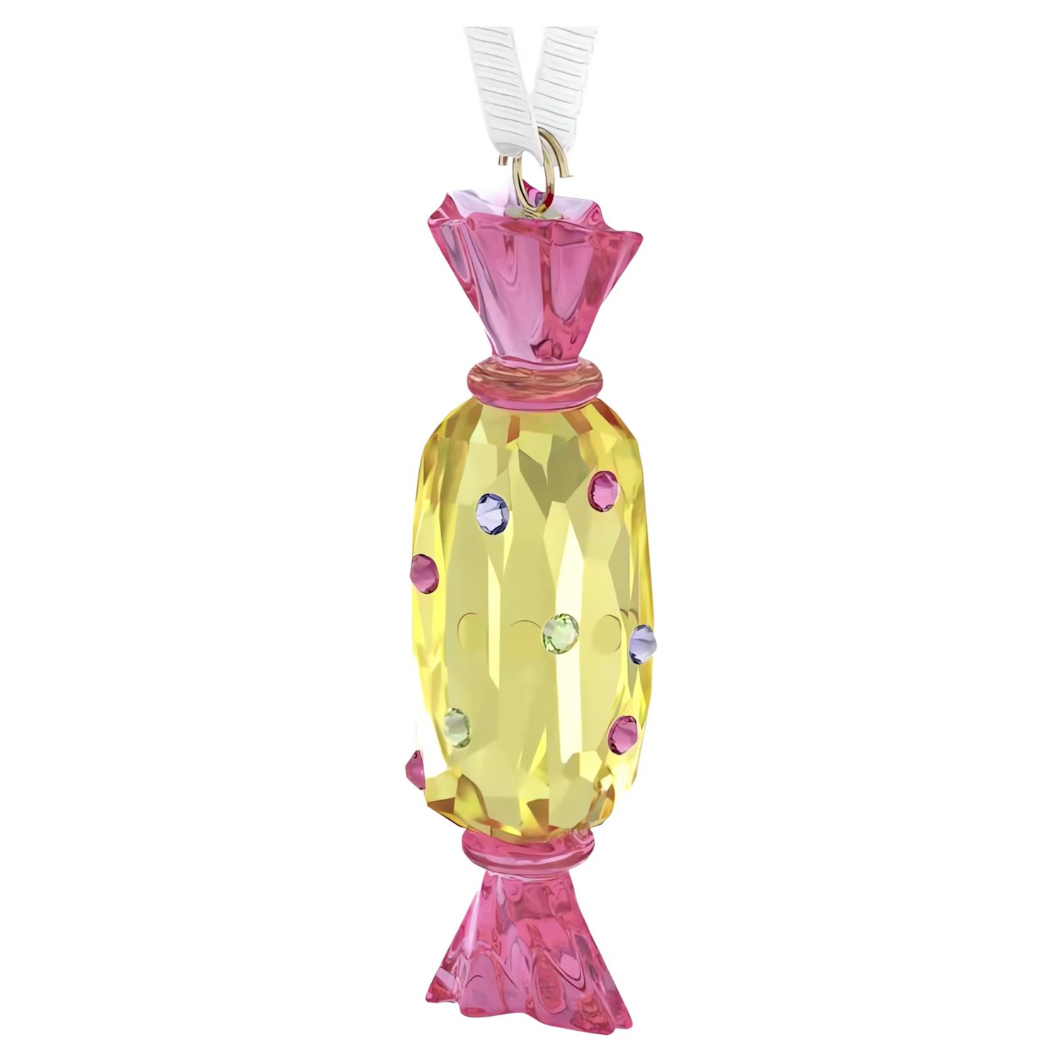 Swarovski Holiday Cheers Dulcis Yellow Candy Ornament