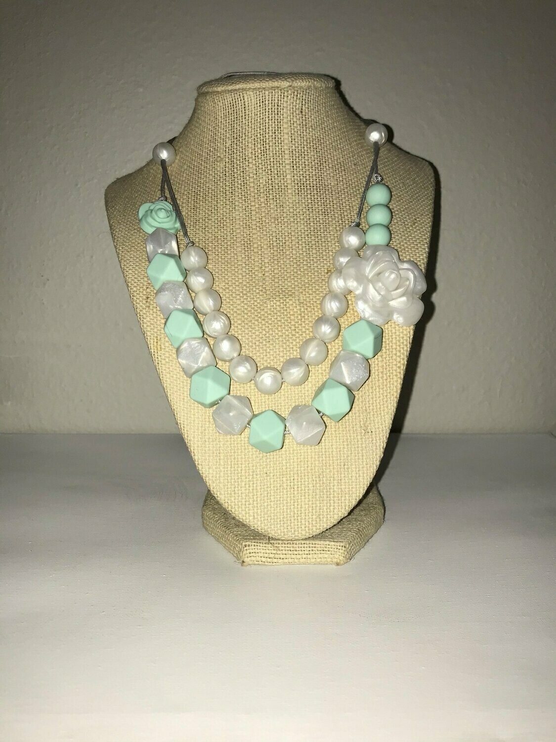 Pearl rose double strand