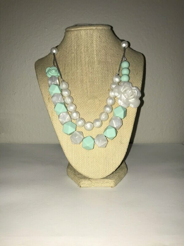Pearl rose double strand